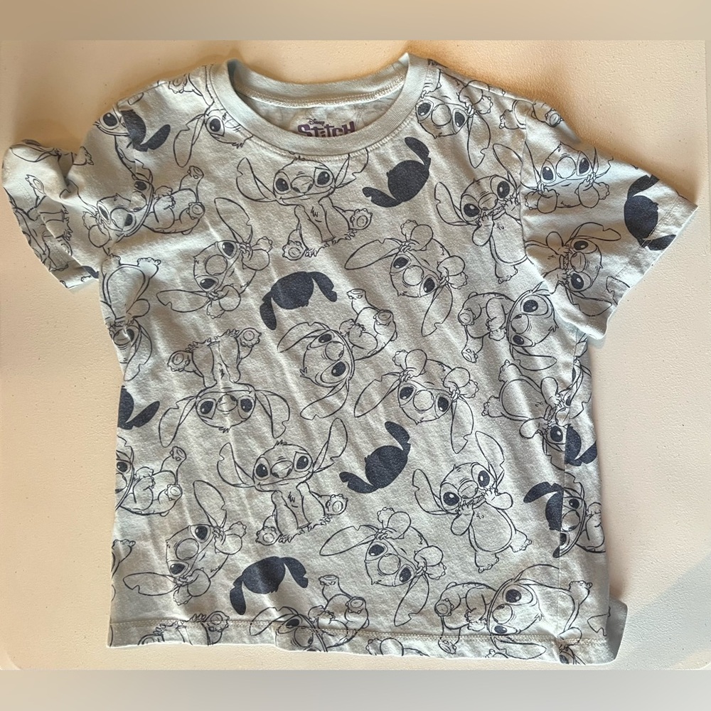 Disney Stitch Short Sleeve Shirt - Youth Size Small
